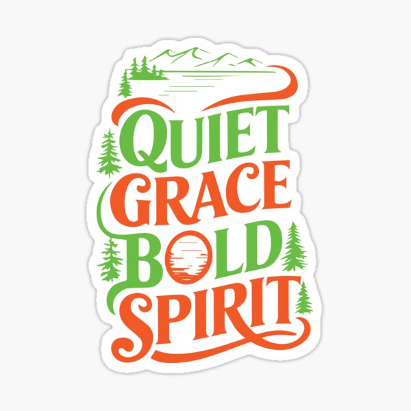 Item preview, Quiet Grace Bold Spirit  designed and sold by Alidesignart.