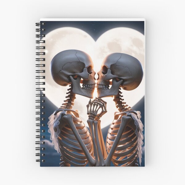 Item preview, Halloween skeletons in love designed and sold by LissaH43.