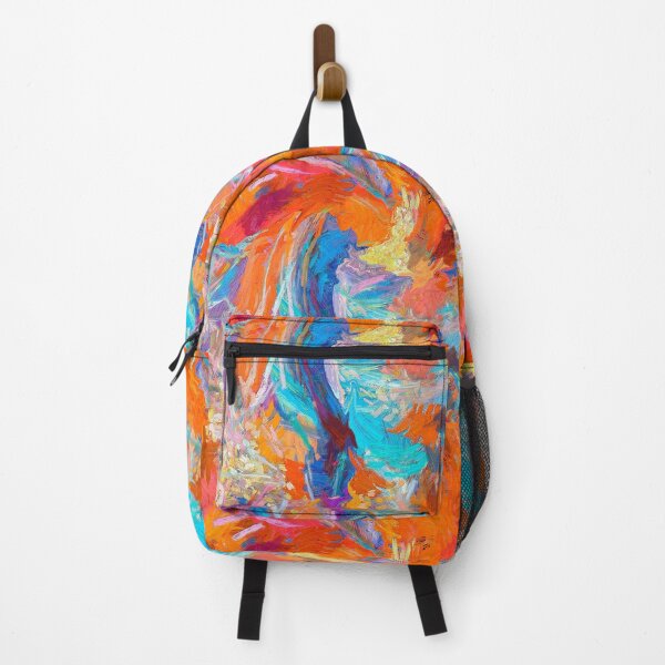 Item preview, Modern Abstract Oil Painting Throw Pillow for Artistic Home Decor designed and sold by DrawHandArt.