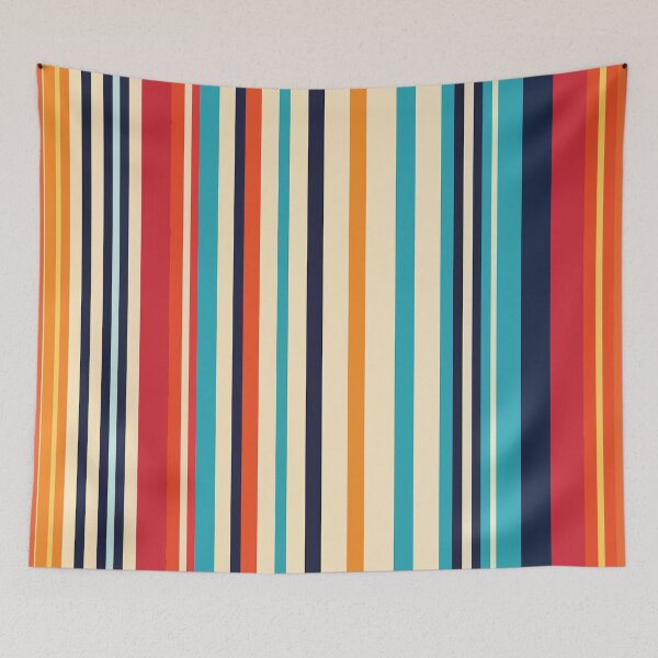 Aperçu de l'œuvre Motif à rayures abstrait Design avec des formes de rayures non conventionnelles et vibrantes. créée et vendue par HEMRO.