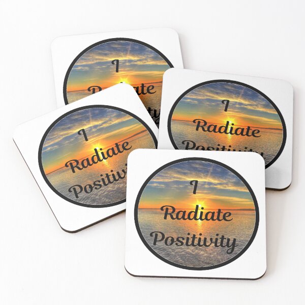 Item preview, Radiate Positivity Affirmation  designed and sold by StikEmUp Stickers .