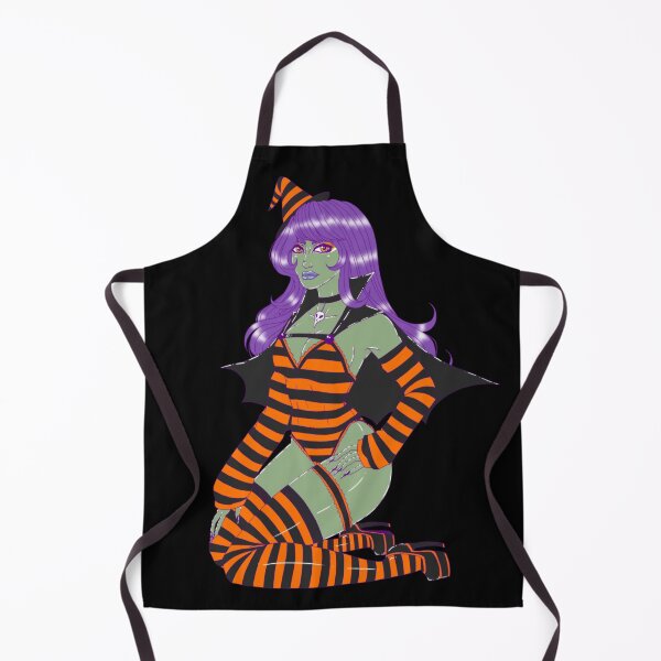 Item preview, Black & Orange Witch for Halloween designed and sold by LyAnMeArt.
