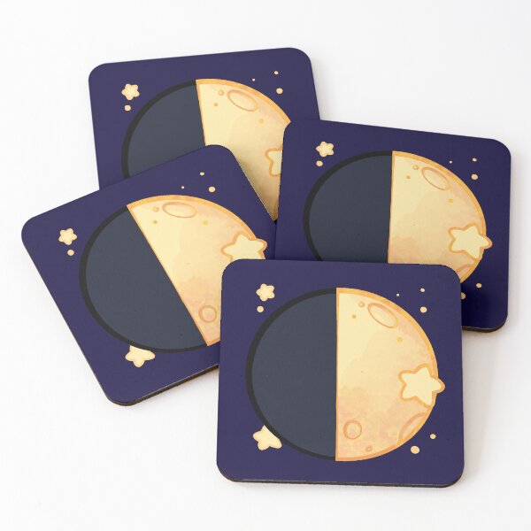 Item preview, First Quarter Moon designed and sold by MidnightTeashop.