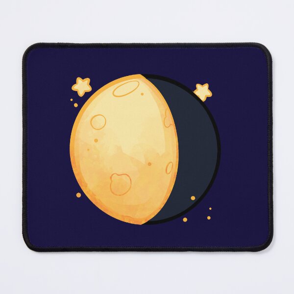 Item preview, Waning Gibbous Moon designed and sold by MidnightTeashop.