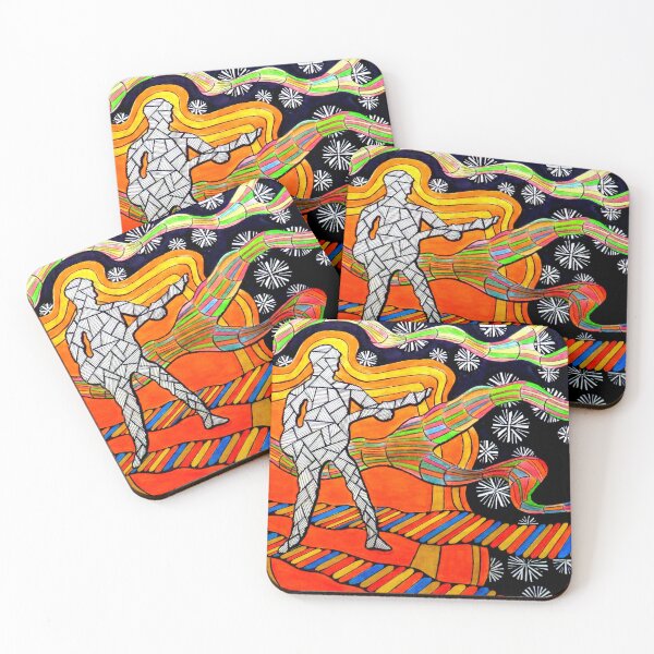 Item preview, 875 - GUITARIST DESIGN - 04 - DAVE EDWARDS -  COLOURED PENCILS - 2024 designed and sold by BLYTHART.