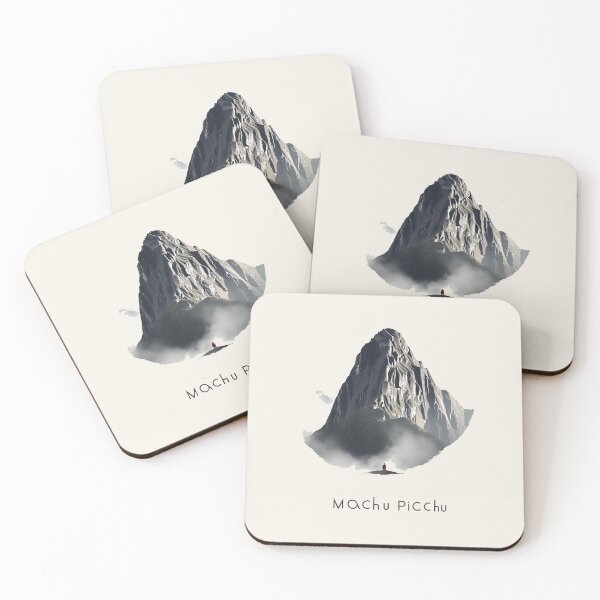 Item preview, Majestic Machu Picchu Minimalist Art with Mountain Silhouette designed and sold by Retro Travel Design.