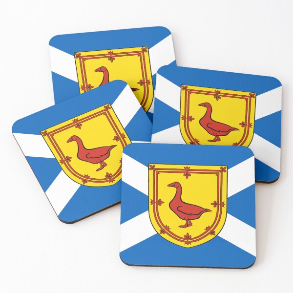 Item preview, Scottish Saltire Flag with Goose Shield (bratach shalainn na h-Alba le sgiath 'gèadh') designed and sold by JonathanR1994.