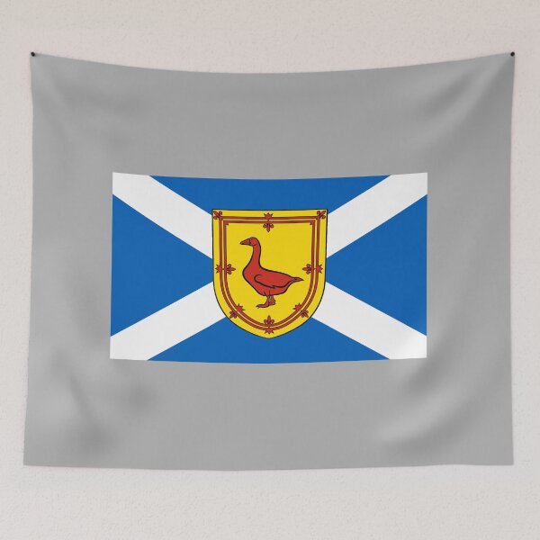 Item preview, Scottish Saltire Flag with Goose Shield (bratach shalainn na h-Alba le sgiath 'gèadh') designed and sold by JonathanR1994.
