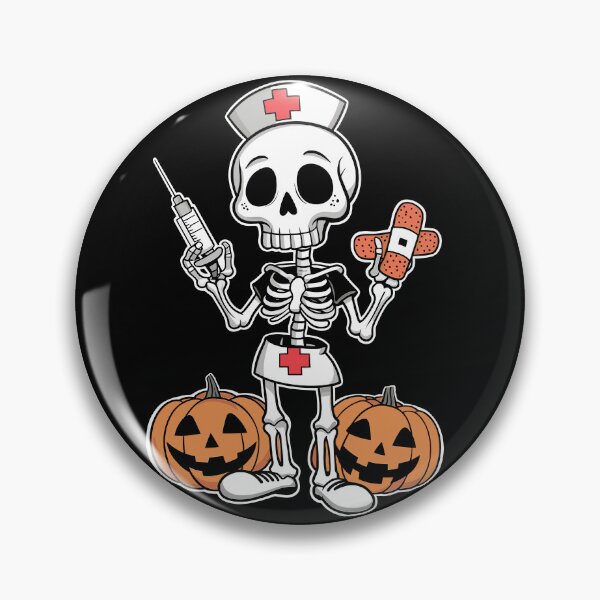 Item preview, Spooky Nurse Skeleton Halloween designed and sold by Serbin.