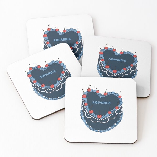 Item preview, Aquarius Vintage Heart Cake designed and sold by mynameisliana.