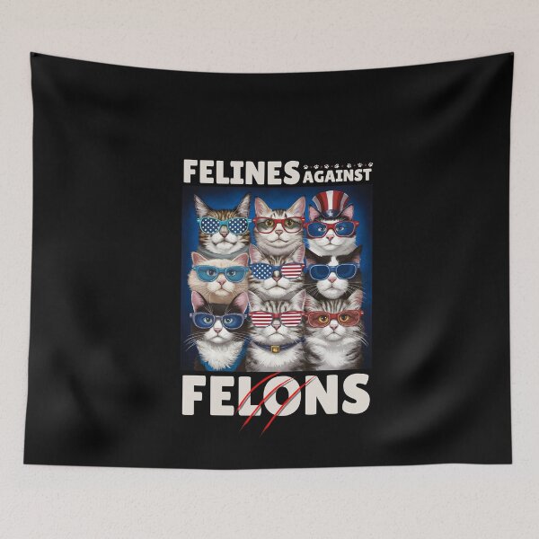 Item preview, Felines-Against-Felons designed and sold by Only Legends.
