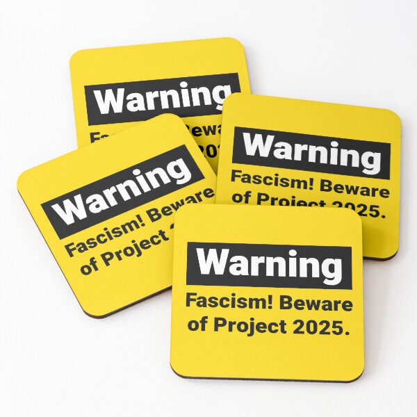 Item preview, Warning Fascism! Beware of project 2025. designed and sold by Rachel the Artist .