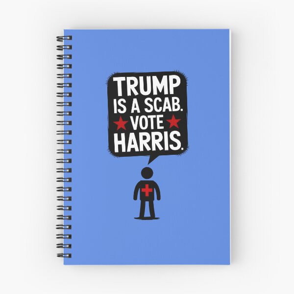 Item preview, TRUMP IS A SCAB vote Harris designed and sold by Buntrockstore.