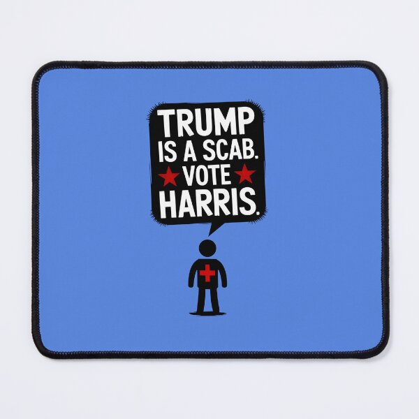 Item preview, TRUMP IS A SCAB vote Harris designed and sold by Buntrockstore.