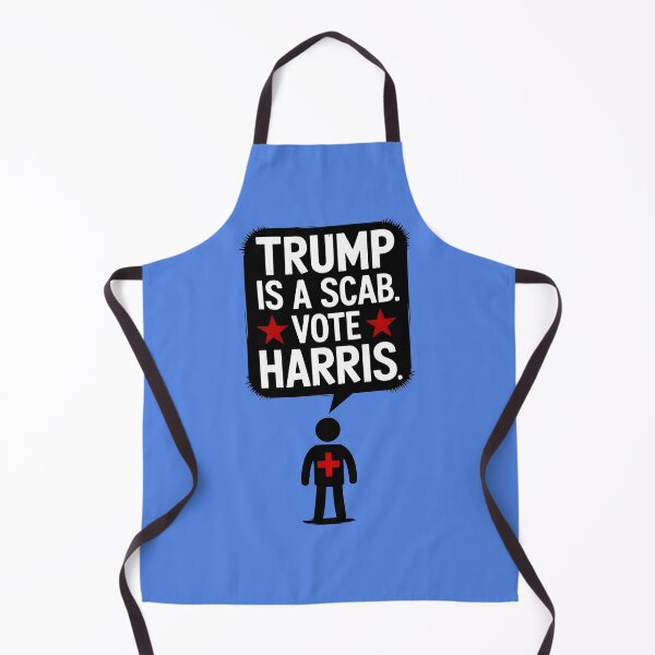 Item preview, TRUMP IS A SCAB vote Harris designed and sold by Buntrockstore.