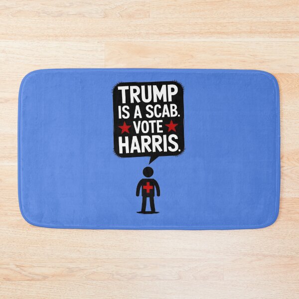 Item preview, TRUMP IS A SCAB vote Harris designed and sold by Buntrockstore.