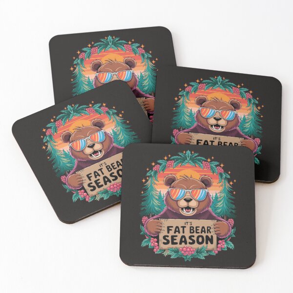 Item preview, It's Fat Bear Season: Cool Wildlife Adventure For Nature Lovers designed and sold by elynne9.