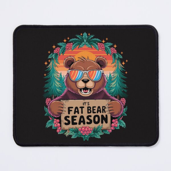 Item preview, It's Fat Bear Season: Cool Wildlife Adventure For Nature Lovers designed and sold by elynne9.