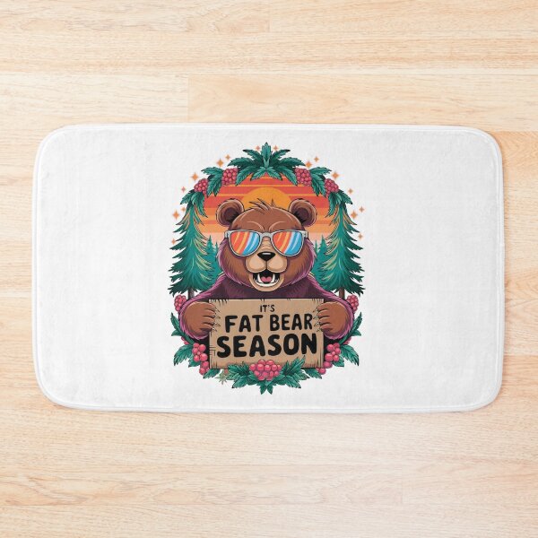 Item preview, It's Fat Bear Season: Cool Wildlife Adventure For Nature Lovers designed and sold by elynne9.