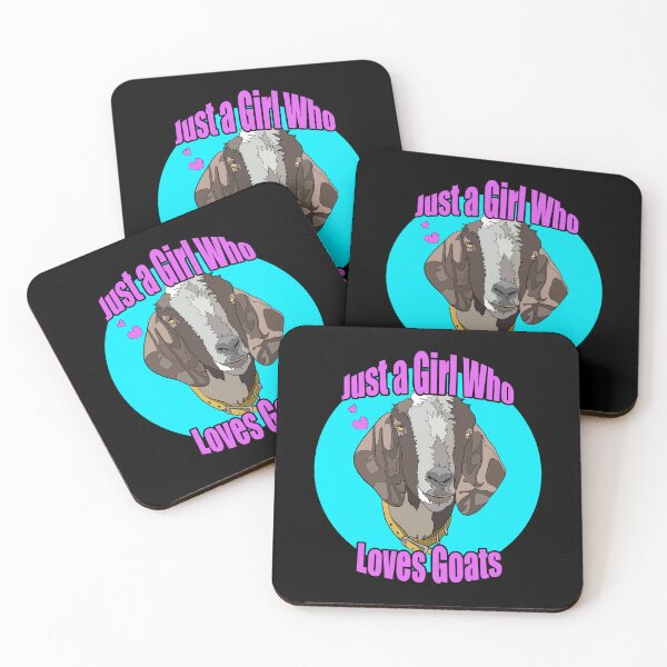 Item preview, Just a Girl who Loves Goats | Gift for Goat Lover designed and sold by Marian Murdoch.