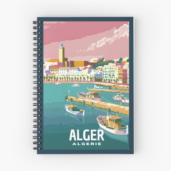 Item preview, Ilustración de viaje vintage de Argel - Algerie designed and sold by GoodOldVintage.