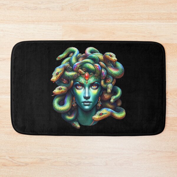 Item preview, Medusa Head Greek Mythology Snake Hair Lady designed and sold by Atteestude.