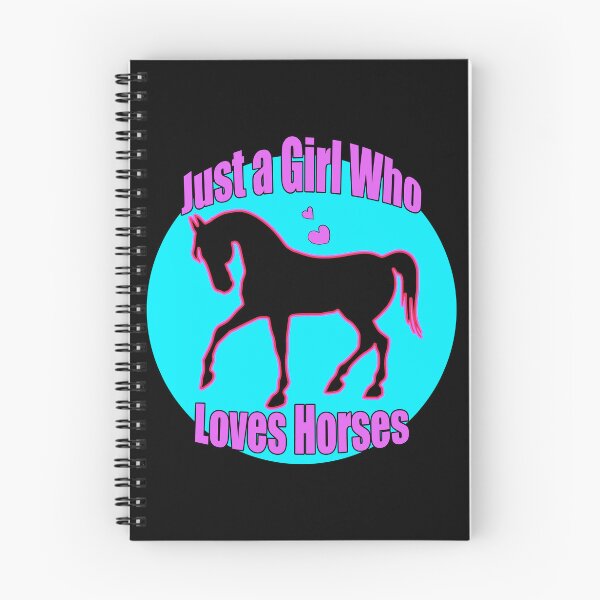 Item preview, Just a Girl who Loves Horses | Gift for Horse Lover designed and sold by Marian Murdoch.