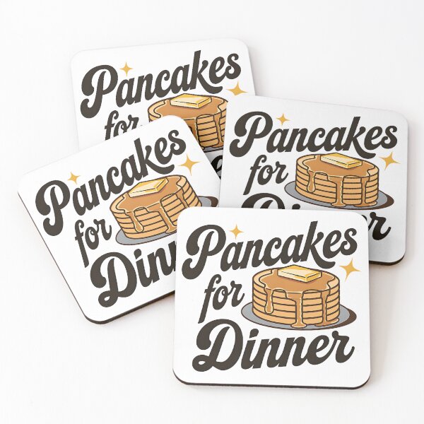 Item preview, Pancakes for Dinner Fun Breakfast Lover Foodie Design designed and sold by Very Good Tees.