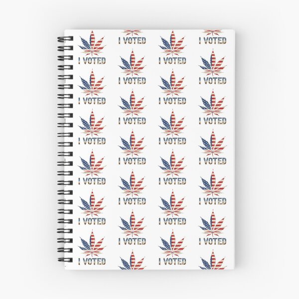 Item preview, I Voted Marijuana Leaf American Flag Joint - Pattern designed and sold by JLEmporium.