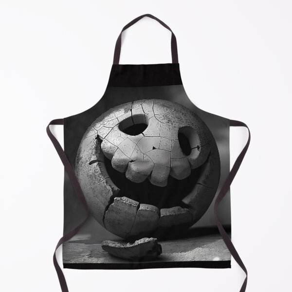 Item preview, Smile in the Shadows: Where Joy Meets Decay - Smiley Face crumbling designed and sold by ljgift.