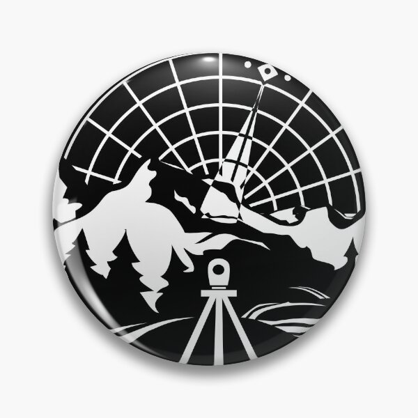 Item preview, Geomatics badge designed and sold by UAA-CoEng.