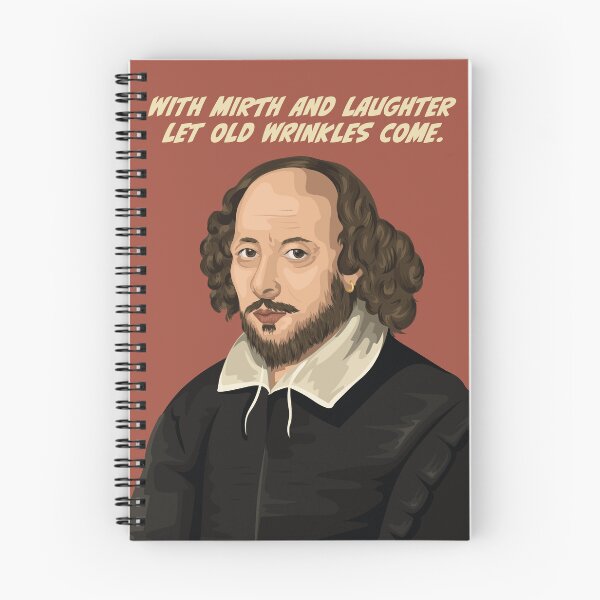 Item preview, William Shakespeare - "With mirth and laughter let old wrinkles come" designed and sold by Annalisa-Jones.