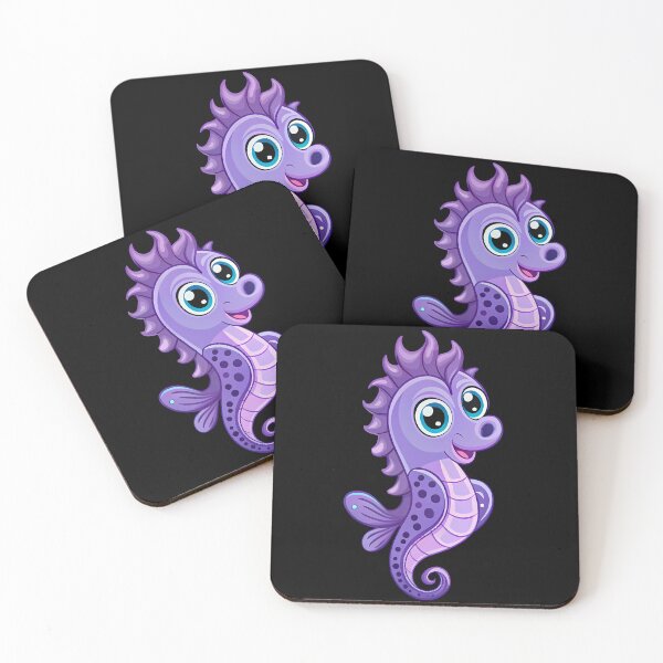 Item preview, Pattern of a Fun Seahorse - Seamless Pattern #3 designed and sold by Second Draft Visuals.
