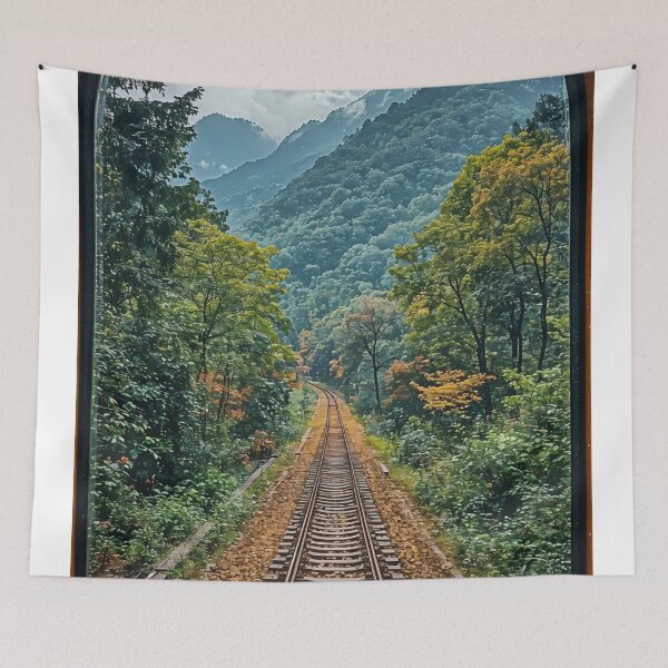 Item preview, Through the Window: Autumn Journey to the Mountains designed and sold by oanaunciuleanu.