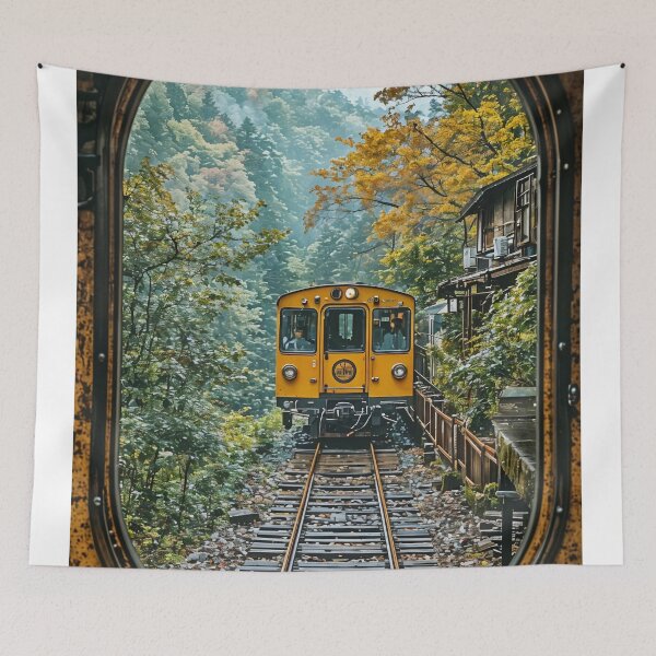 Item preview, Through the Window: Autumn Journey to the Mountains designed and sold by oanaunciuleanu.