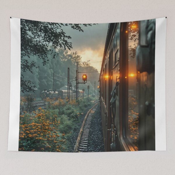 Item preview, Through the Window: Autumn Journey to the Mountains designed and sold by oanaunciuleanu.