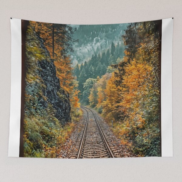 Item preview, Through the Window: Autumn Journey to the Mountains designed and sold by oanaunciuleanu.