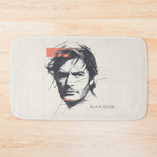 Item preview, Expressive Portrait Sketch with Dynamic Lines and Red Accent designed and sold by Retro Travel Design.