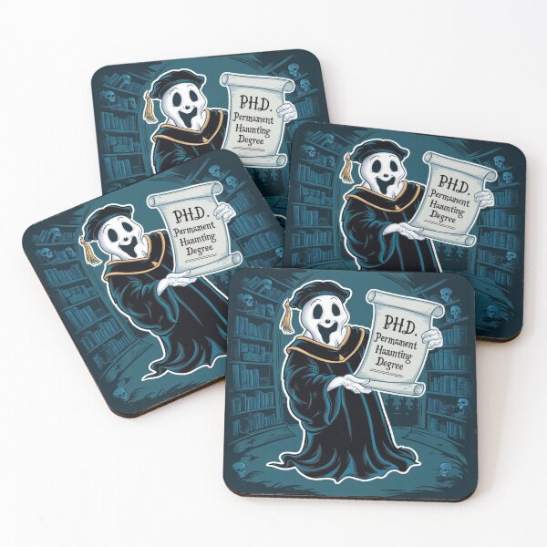 Item preview, PhD: Permanent haunting degree, funny PhD and Halloween designed and sold by NoetherSym.