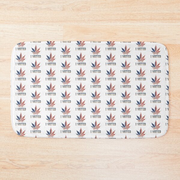 Item preview, I Voted Marijuana Leaf American Flag Joint - Pattern designed and sold by JLEmporium.