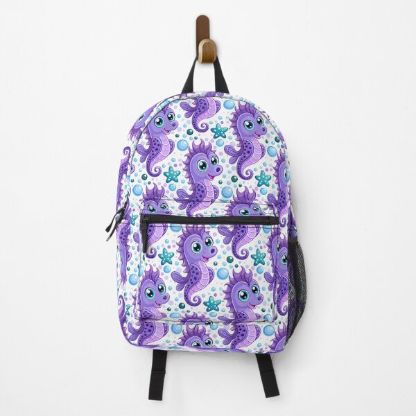 Item preview, Pattern of a Fun Seahorse - Seamless Pattern #3 designed and sold by Second Draft Visuals.