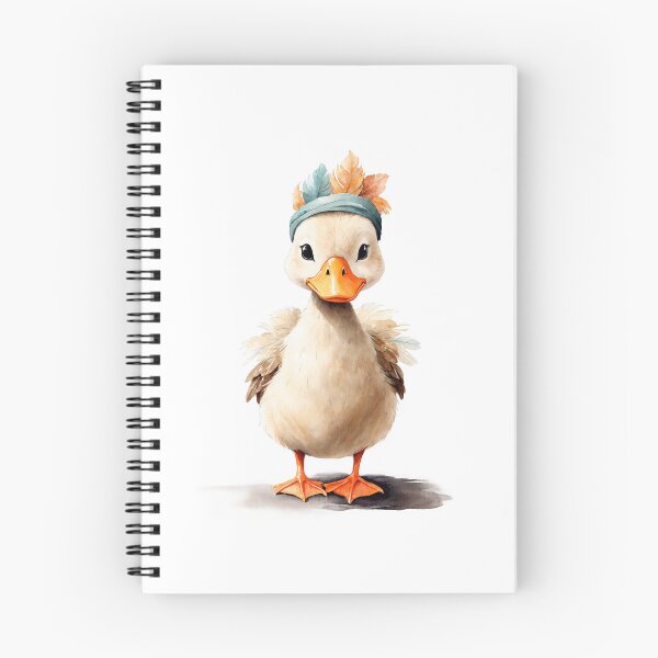 Item preview, Cute duck in boho outfit   designed and sold by Victoria Riabov.