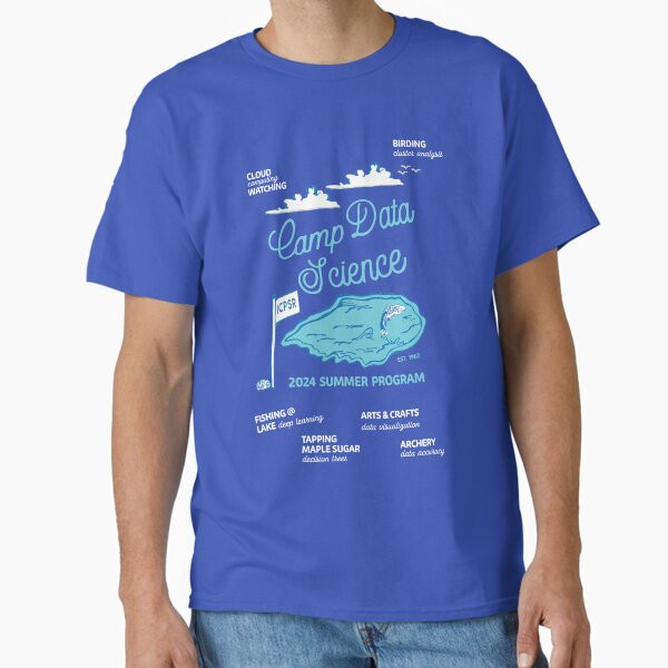 Camp Data Science 2024: ICPSR Summer Program (light font for dark background) Classic T-Shirt