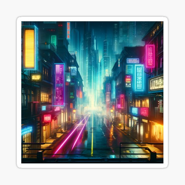 Artikel-Vorschau von Neon-Dystopie, designt und verkauft von cryolith7454.