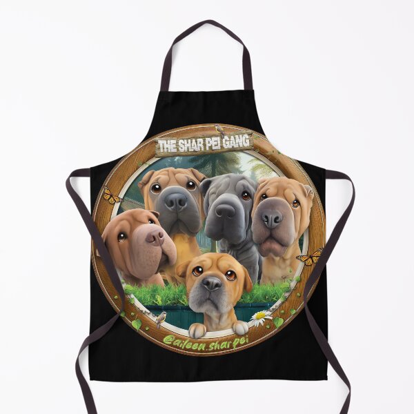 Item preview, The Shar Pei Gang designed and sold by Digital Paws.