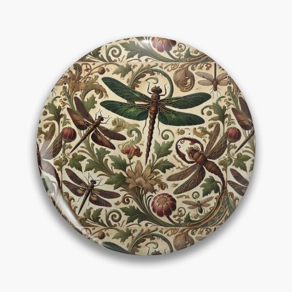 Item preview, Elegancia de libélula: un tributo a William Morris designed and sold by Suzana Djordjevic.