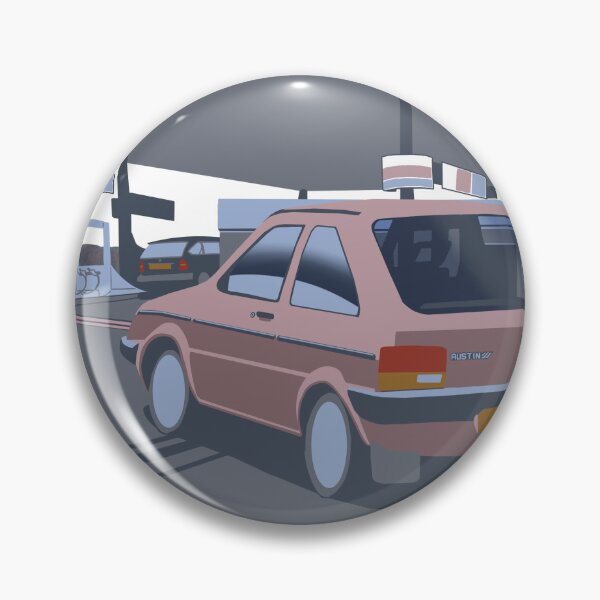 Item preview, Austin Metro at Petrol Station designed and sold by Mills-Designs.