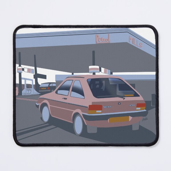 Item preview, Austin Metro at Petrol Station designed and sold by Mills-Designs.