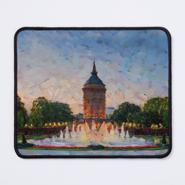 Item preview, Mannheimer Wasserturm - Mannheim's Water Tower designed and sold by JoanNinjaHen.