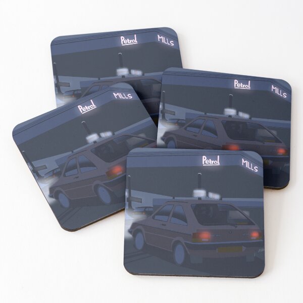 Item preview, Austin Metro at Petrol Station, Night designed and sold by Mills-Designs.